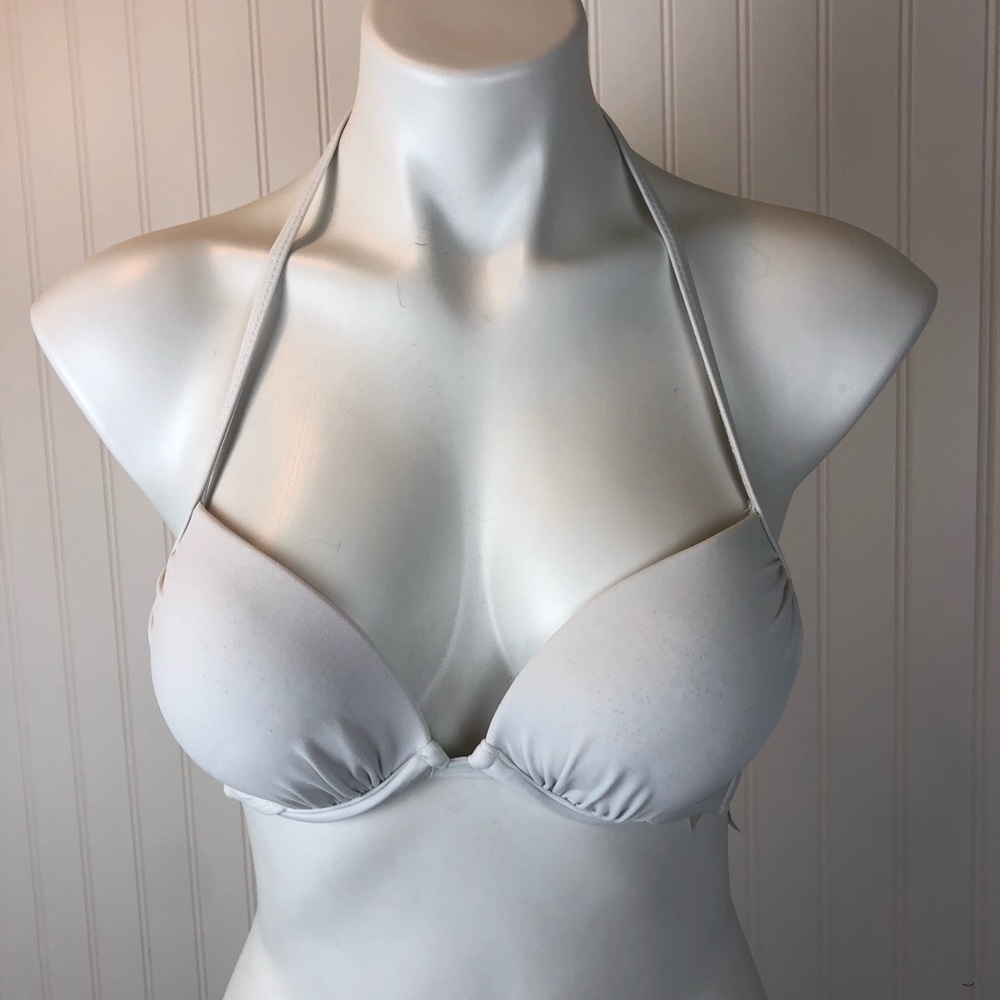 Forever 21 White Bikini Top